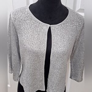 Alfani Women's Sequin Cardigan  Size M